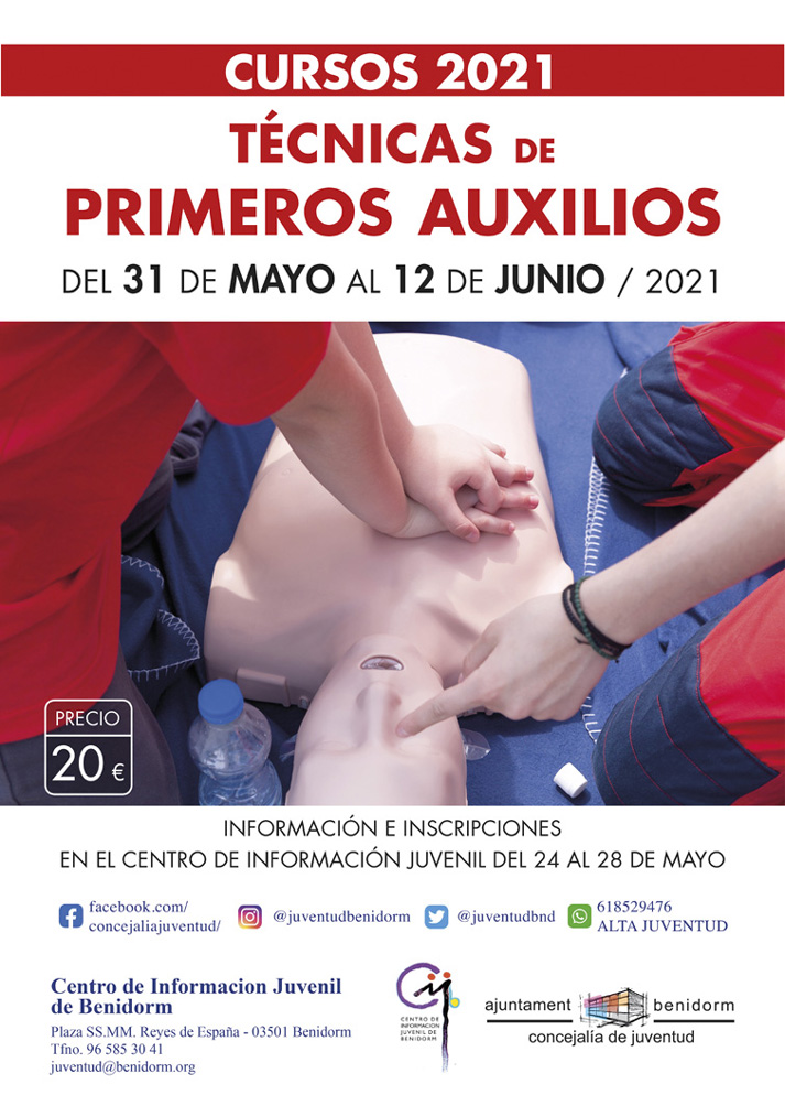 Curso de Técnicas de Primeros Auxilios.