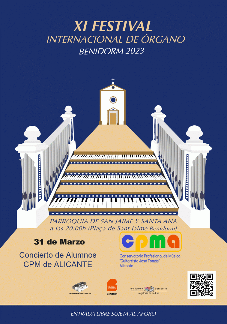 XI Festival Internacional de Órgano - Marzo 2023 - Concierto alumnos CPM de Alicante