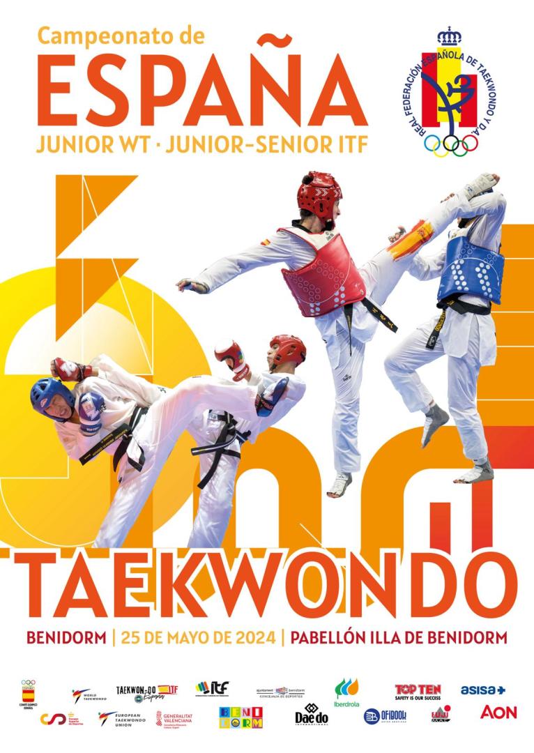 IMAGEN DEPORTISTAS HACIENDO TAEKWONDO