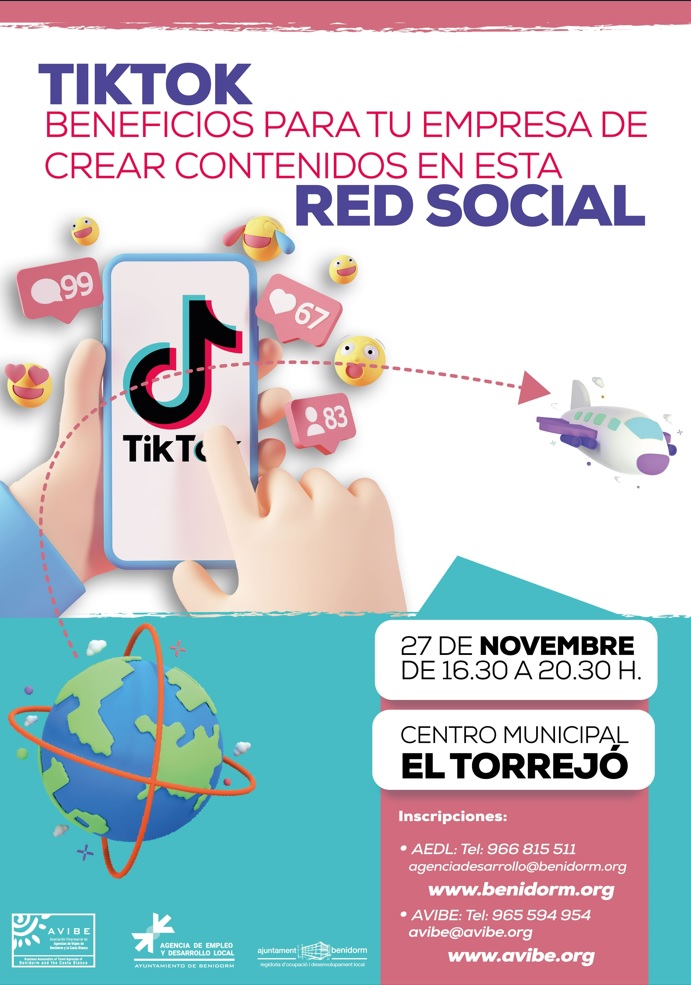 Taller formativo Tik Tok: Beneficios para tu empresa de crear contenidos en esta red social