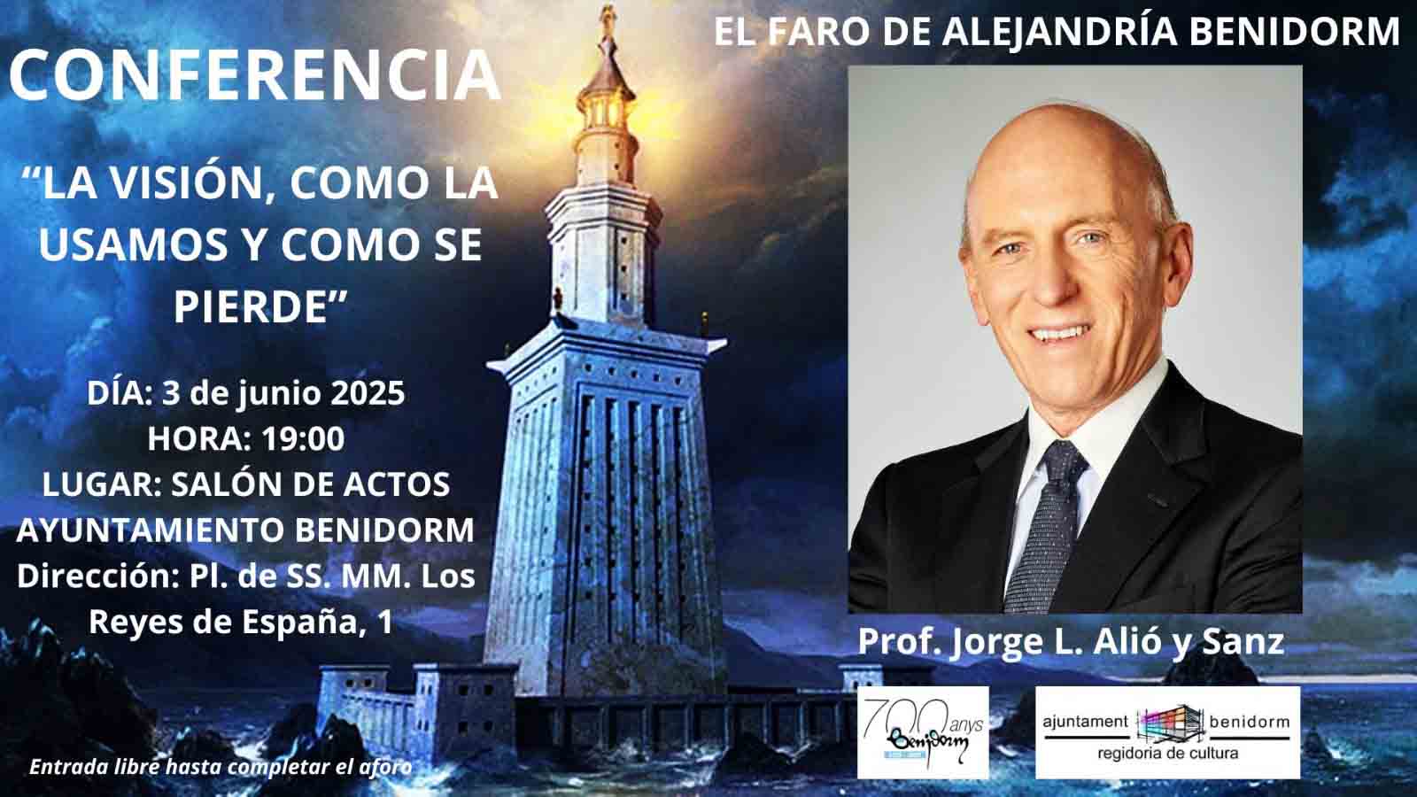 Conferencia a cargo de Prof. Jorge L. Alió y Sanz