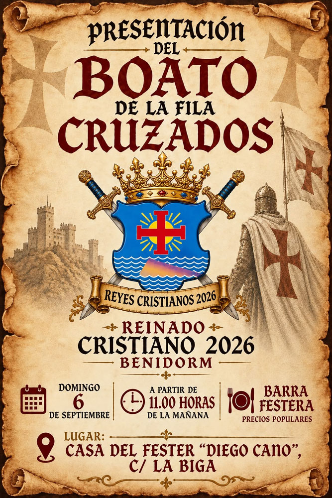 Presentación Boato Filà Cruzados
