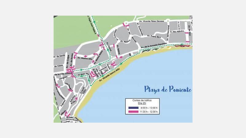 Movilidad informa de las restricciones de tráfico con motivo de la salida de la etapa de La Vuelta 2019 el domingo