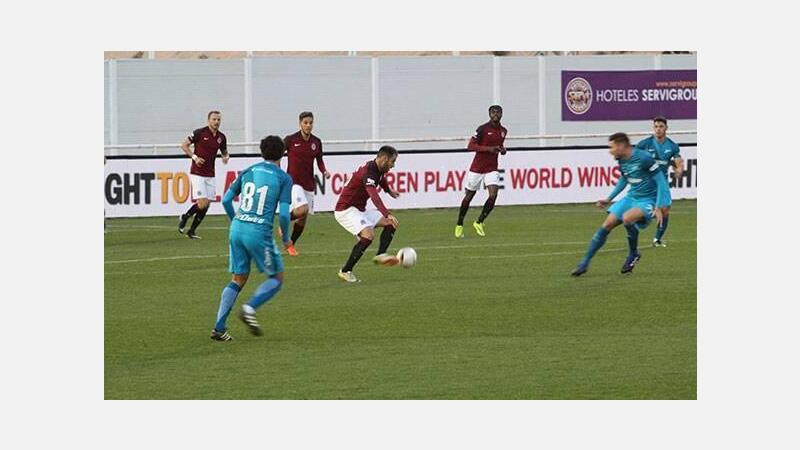 El Sparta de Praga vence al Zenit de San Petersburgo en un amistoso disputado en el Guillermo Amor