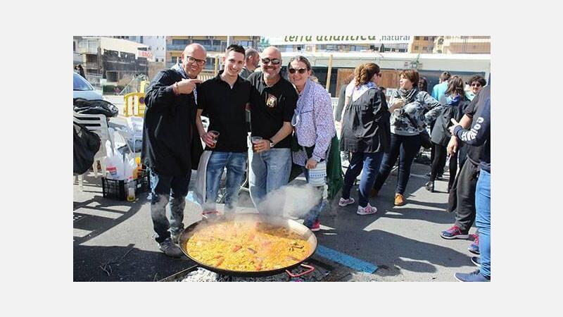 La falla Els Tolls se lleva los tres premios del concurso de paellas