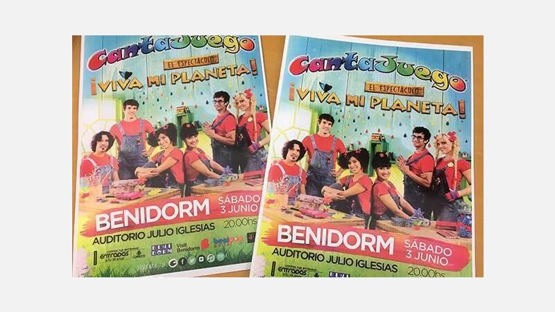 El espectáculo de Cantajuego se podrá ver en el auditorio Julio Iglesias el 3 de junio