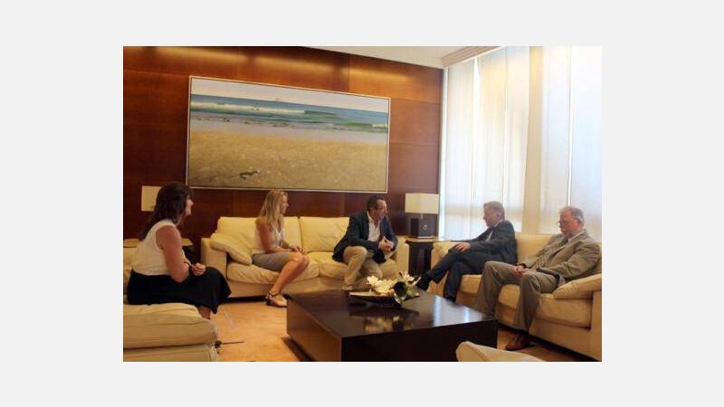 El embajador de Noruega visita al alcalde de Benidorm