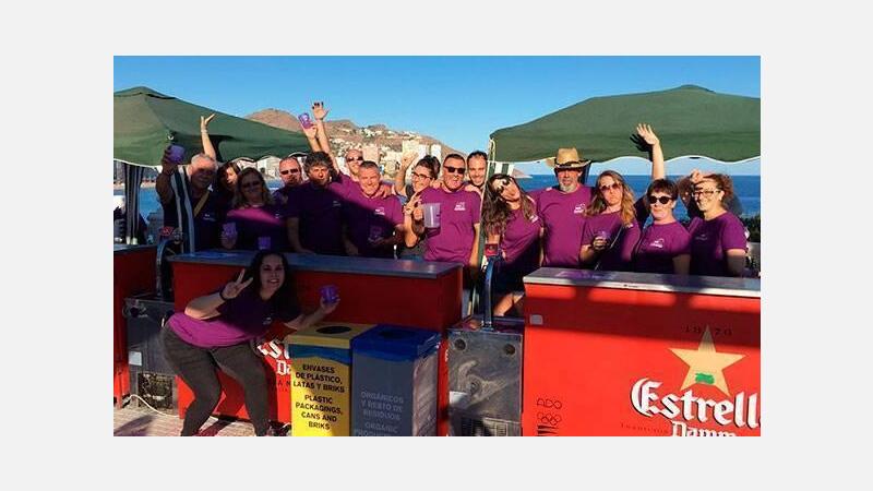 La Associació de Penyes protagoniza la verbena más limpia y sostenible en el Castell
