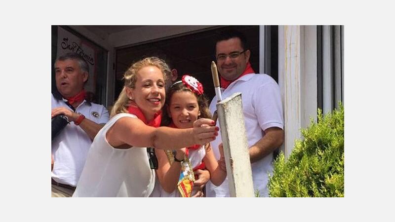 Benidorm también anuncia con el “chupinazo” las fiestas de San Fermín desde el Paseo de Levante