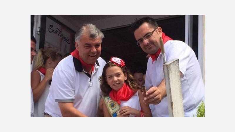 Benidorm también anuncia con el “chupinazo” las fiestas de San Fermín desde el Paseo de Levante
