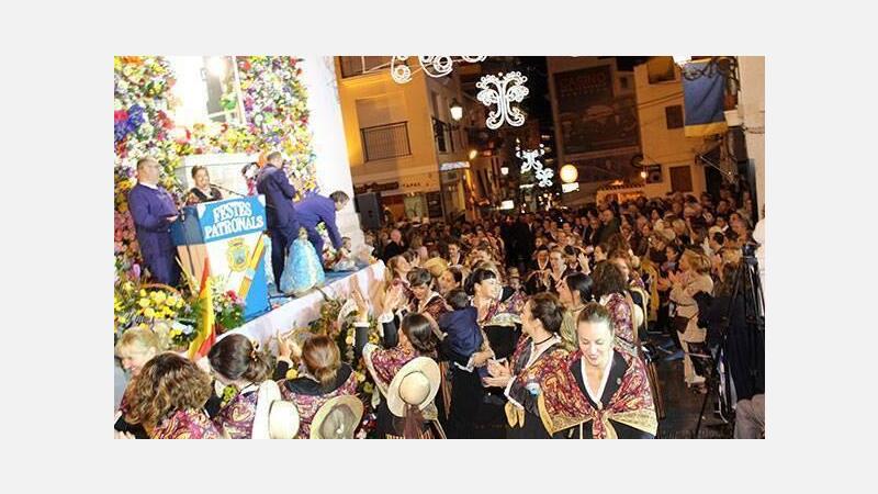 La Virgen del Sufragio, indemne a las llamas en la escenificación del Hallazgo