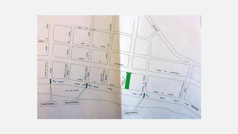 Benidorm amplía las restricciones de circulación en un nuevo tramo del Paseo de Levante