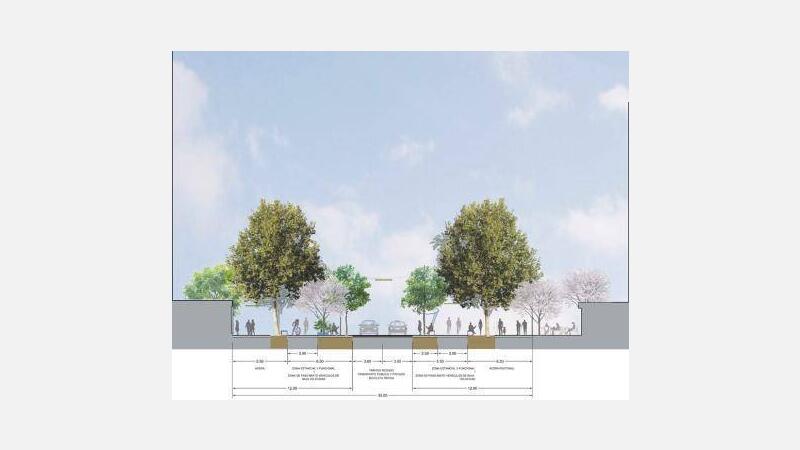 El proyecto de remodelación de Mediterráneo plantea una avenida más habitable y con más espacios verdes y peatonales 