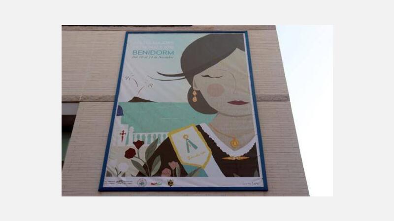 Benidorm presenta su cartel anunciador de les Festes Majors Patronals 2018, obra de la artista Marina Sanchís