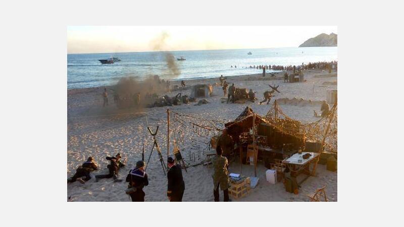 La playa de Poniente de Benidorm se transforma en Normandía para la recreación del Día D
