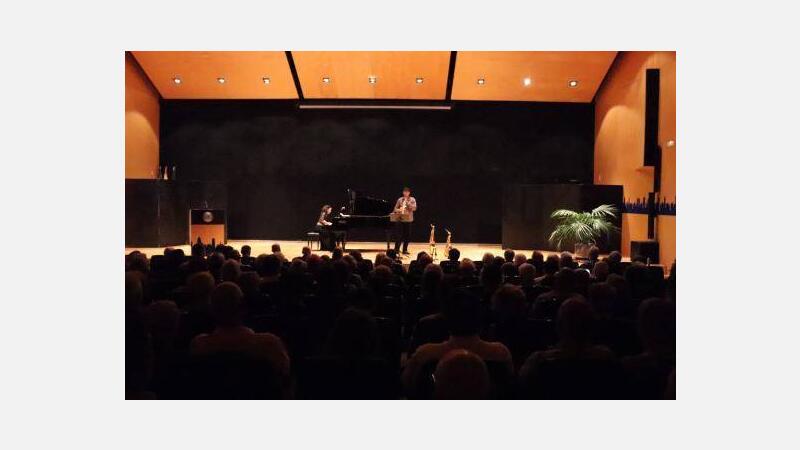 Un concierto de saxofón y piano sella una nueva edición de éxito del ciclo Grandes Recitales 