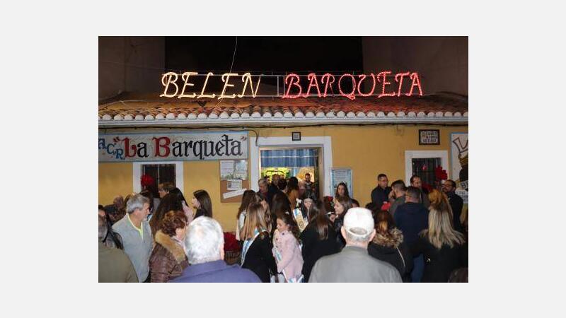 Más de 600 piezas conforman el Belén de ‘La Barqueta’ que se puede visitar desde hoy