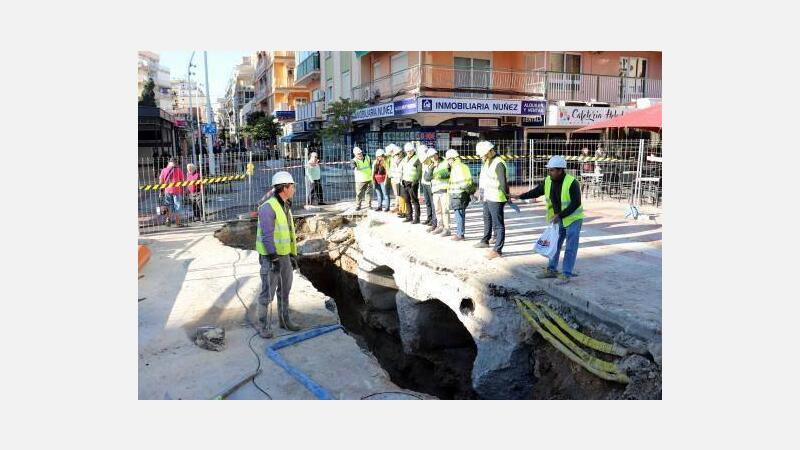 Las obras de Mediterráneo se centran ya en la sustitución de las infraestructuras hidráulicas
