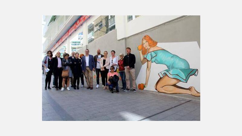 El arte urbano recupera seis entornos de la ciudad con la muestra’ BenidormExpone’