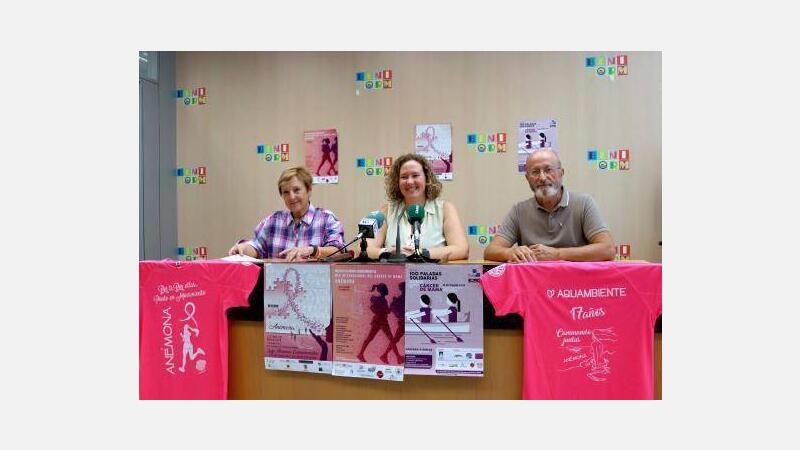 Benidorm y Anémona conmemoran el Día Internacional del Cáncer de Mama