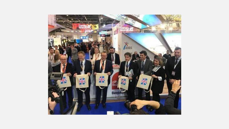 Primera jornada en la WTM’19: Benidorm con la ministra de Turismo, con ABTA y Jet2 Holidays
