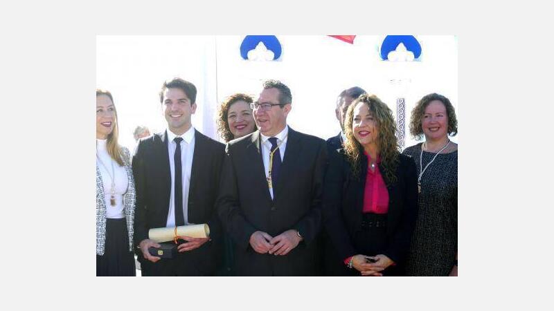 El Castell acoge la conmemoración del XLI aniversario de la Constitución, tras su reapertura