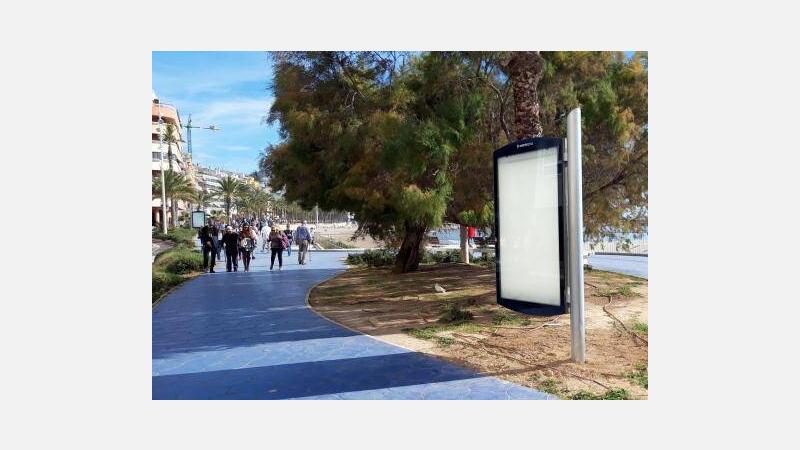 Benidorm crea un nuevo espacio expositivo al aire libre en los parterres del Paseo de Poniente