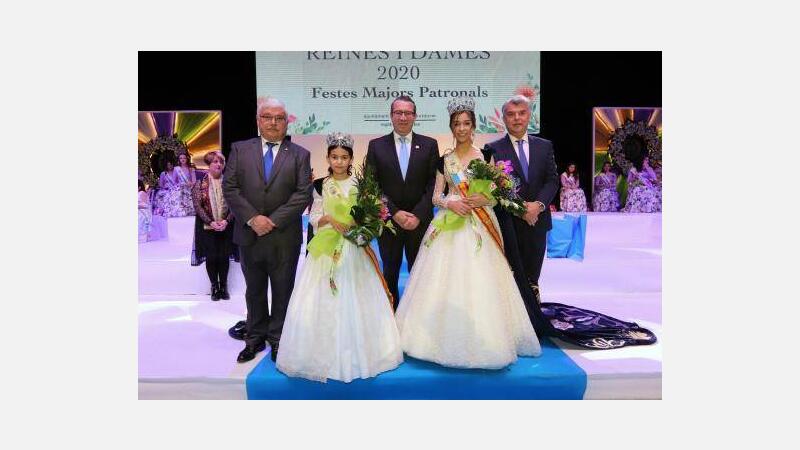 Paula Pérez Berenguer y Sofía Fuster Manchón, coronadas como Reinas de las Fiestas Mayores Patronales 2020 de Benidorm