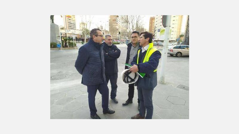 Esta semana quedará abierta al tránsito peatonal la acera Sur de la Avenida del Mediterráneo