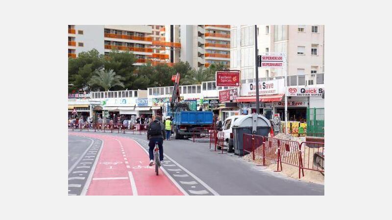 Benidorm inicia la obra de renovación del tramo pendiente de Ametlla del Mar