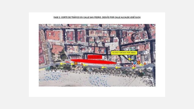 Toda la calle Sant Pere será peatonal a finales de mes
