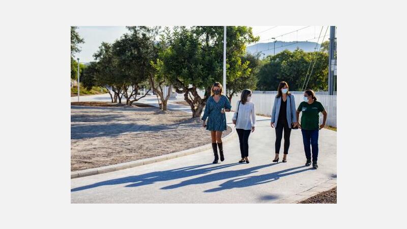 Los alumnos del Taller de Empleo Benidorm VIII intervienen en nuevas zonas verdes de la ciudad