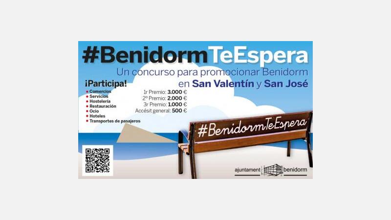 Cartel concurso #BenidormTeEspera