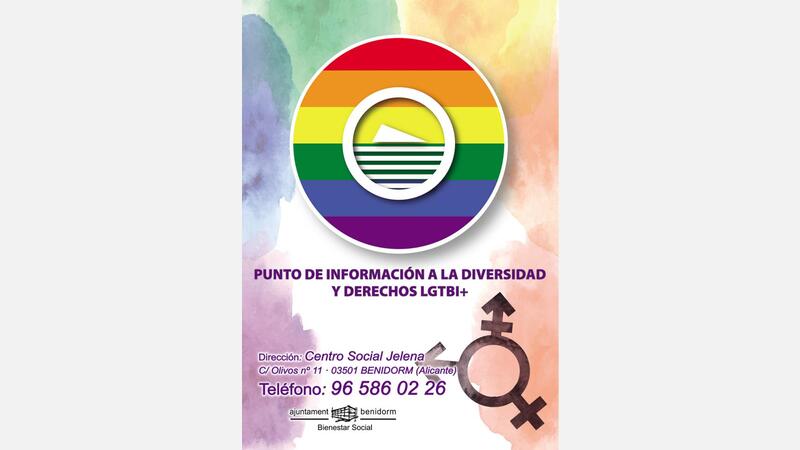 Cartel punto información LGTBI