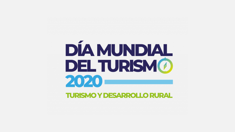 Logo día mundial del turismo 2020