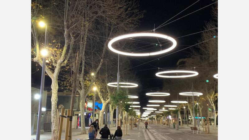 Avenida del Mediterráneo. NOCHE