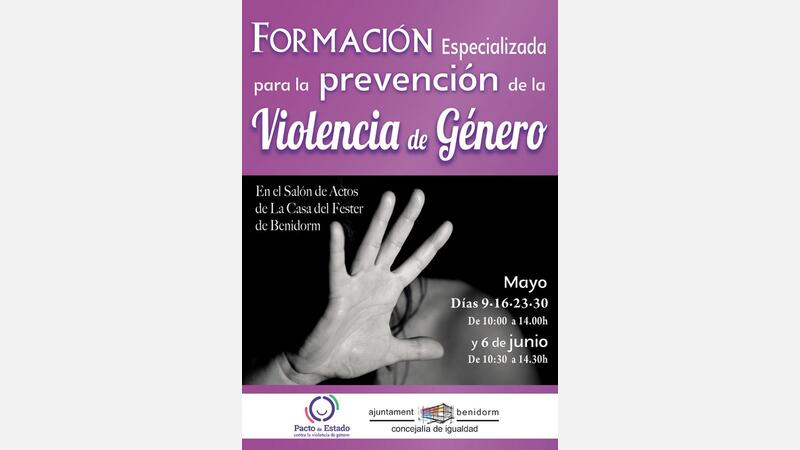 Cartel Formación Prevención Violencia de Género