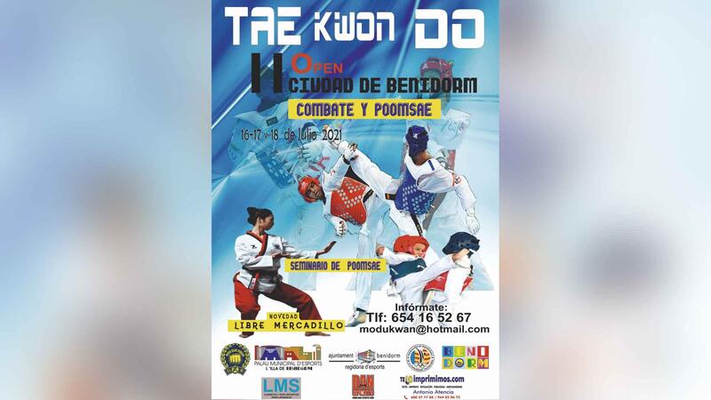 El Palau d’Esports, sede del II Open Ciudad de Benidorm de Taekwondo