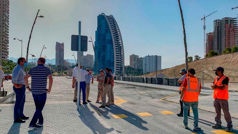 Benidorm gana un nuevo vial que conecta Vía Parque con el Paseo de Poniente