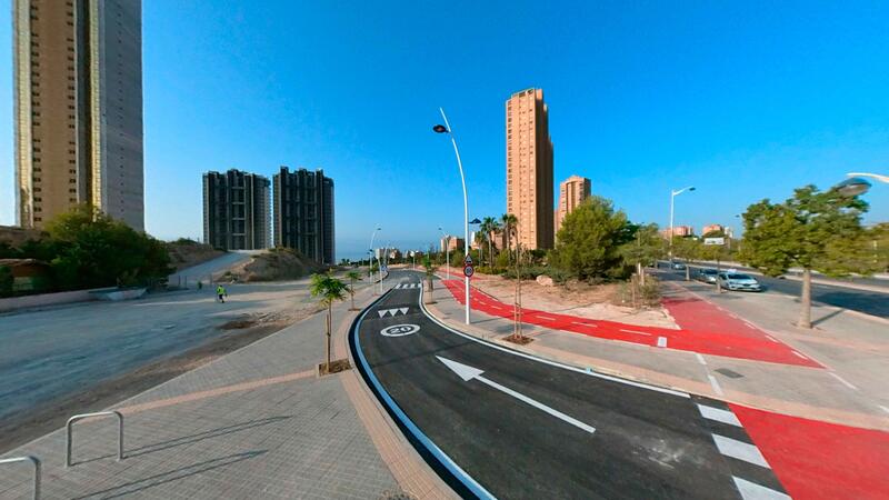 Benidorm gana un nuevo vial que conecta Vía Parque con el Paseo de Poniente