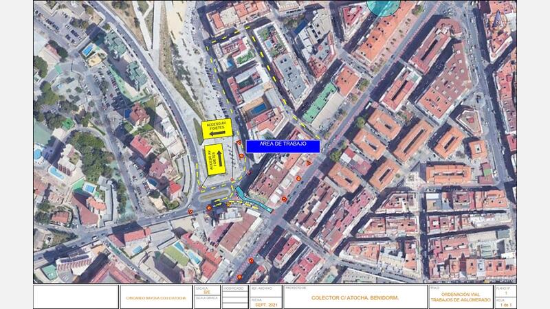 Cortes puntuales hasta el viernes en la calle Atocha y aledañas.