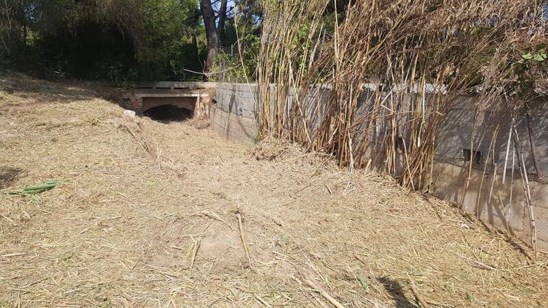 Benidorm undertakes the cleaning of Barceló and Derramador ravines to minimize the effects of possible torrential rains