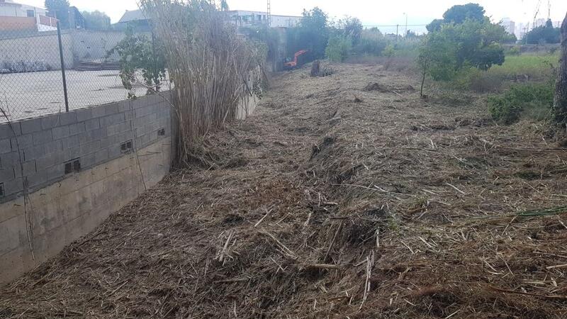 Benidorm undertakes the cleaning of Barceló and Derramador ravines to minimize the effects of possible torrential rains