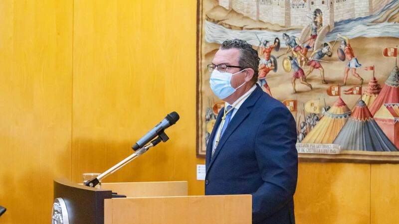 Toni Pérez durante su intervención.