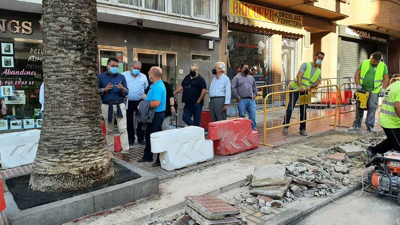 Visita obras avenida Beniardá
