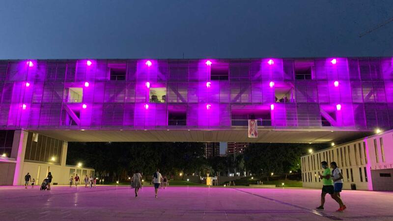 Benidorm commemorates International Breast Cancer Day with Anémona