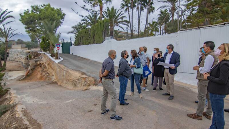 Una nova escullera protegix ja el Camí Les Coves de l