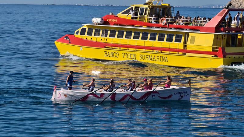 Benidorm Bay, setting of the 1st Anémona Banco Fijo Trophy for breast cancer
