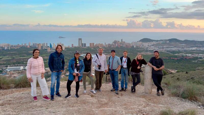 Un grup de localitzadors de produccions cinematogràfiques i de televisió visita Benidorm