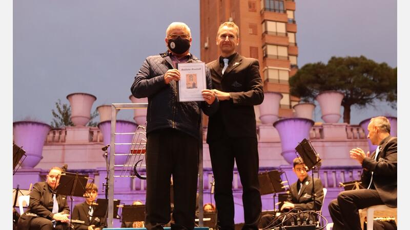 Pasodobles and arrangements of pop and disco music, at SM La Nova concert of the FMP Cultural Week